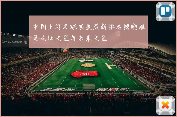 中国上海足球明星最新排名揭晓谁是足坛之星与未来之星