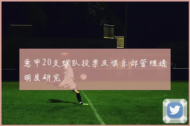 意甲20支球队投票及俱乐部管理透明度研究